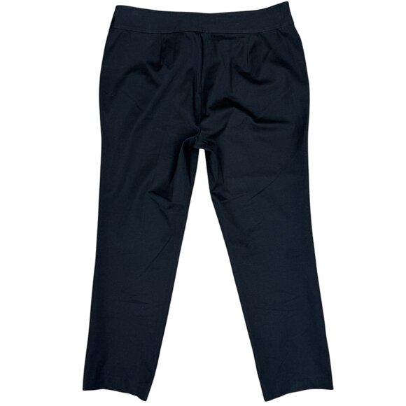 EUC Women's RALPH LAUREN High Rise Trouser w/Side Buttons Black | Size 16 - Picture 5 of 10